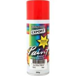Export Aerosol Paint - Enamel, Gloss Red - 250g