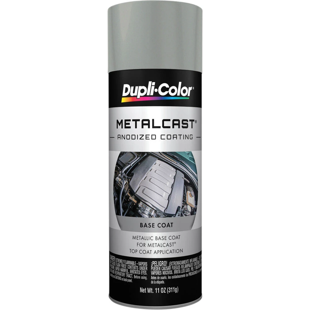 Dupli-Color Metalcast Aerosol Paint Enamel, Grey Metallic Ground Coat - 311g 3 Dupli-Color Metalcast Aerosol Paint Enamel, Grey Metallic Ground Coat - 311g