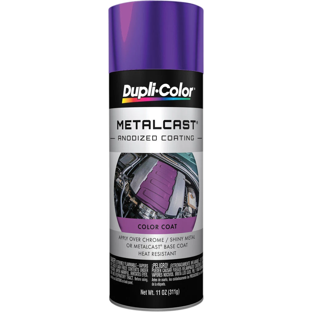 Dupli-Color Metalcast Aerosol Paint Enamel, Purple Anodised - 311g 3 Dupli-Color Metalcast Aerosol Paint Enamel, Purple Anodised - 311g