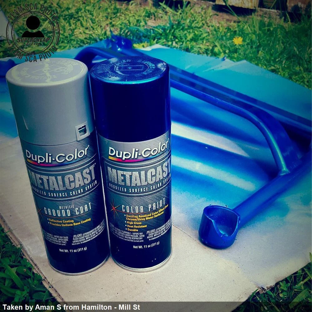 Dupli-Color Metalcast Aerosol Paint Enamel Blue Anodised - 311g 4 Dupli-Color Metalcast Aerosol Paint Enamel Blue Anodised - 311g - Image 2