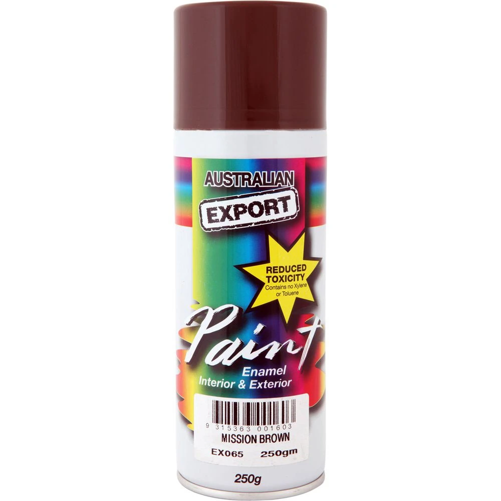 Export Aerosol Paint Enamel, Mission Brown - 250g 3 Export Aerosol Paint Enamel, Mission Brown - 250g