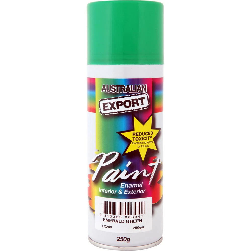 Export Aerosol Paint Enamel, Emerald - 250g 3 Export Aerosol Paint Enamel, Emerald - 250g