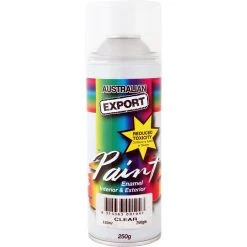 Export Aerosol Paint - Enamel, Clear - 250g