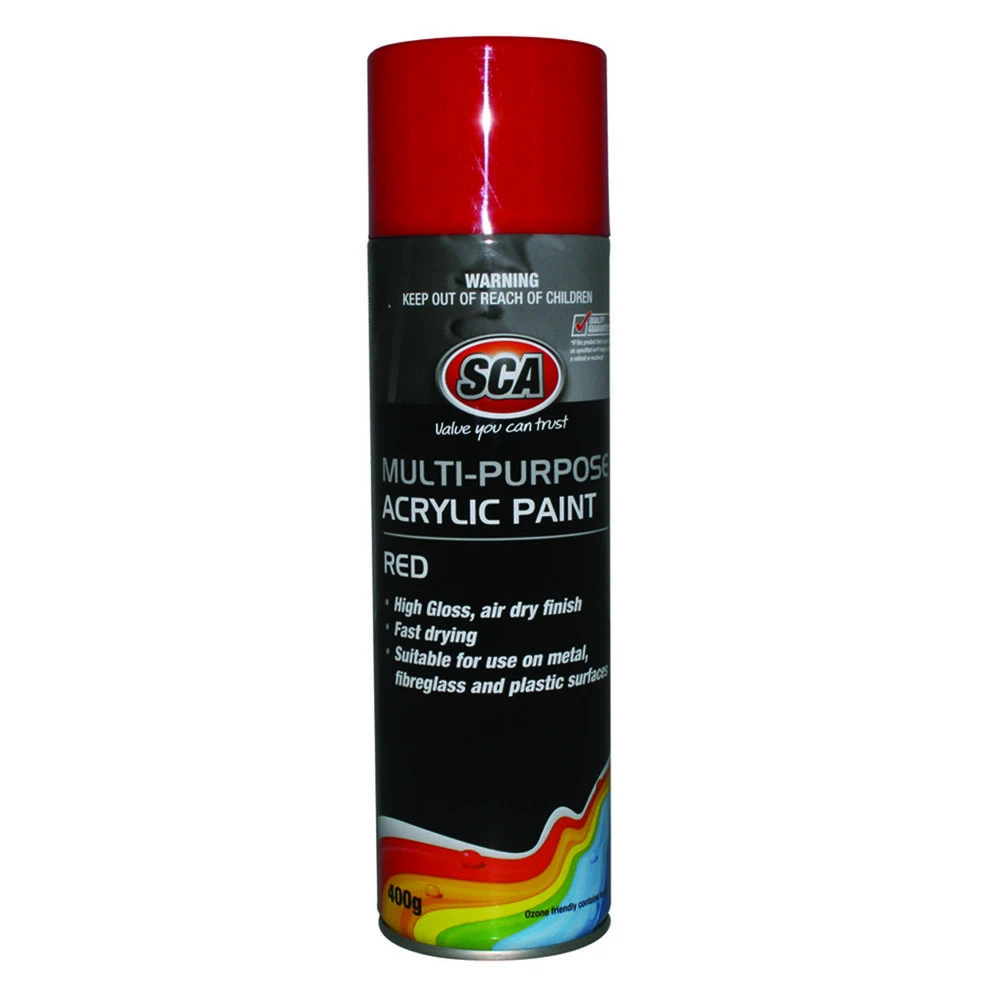 Shop SCA Acrylic Aerosol Paint, Red 400g DupliColor Shop