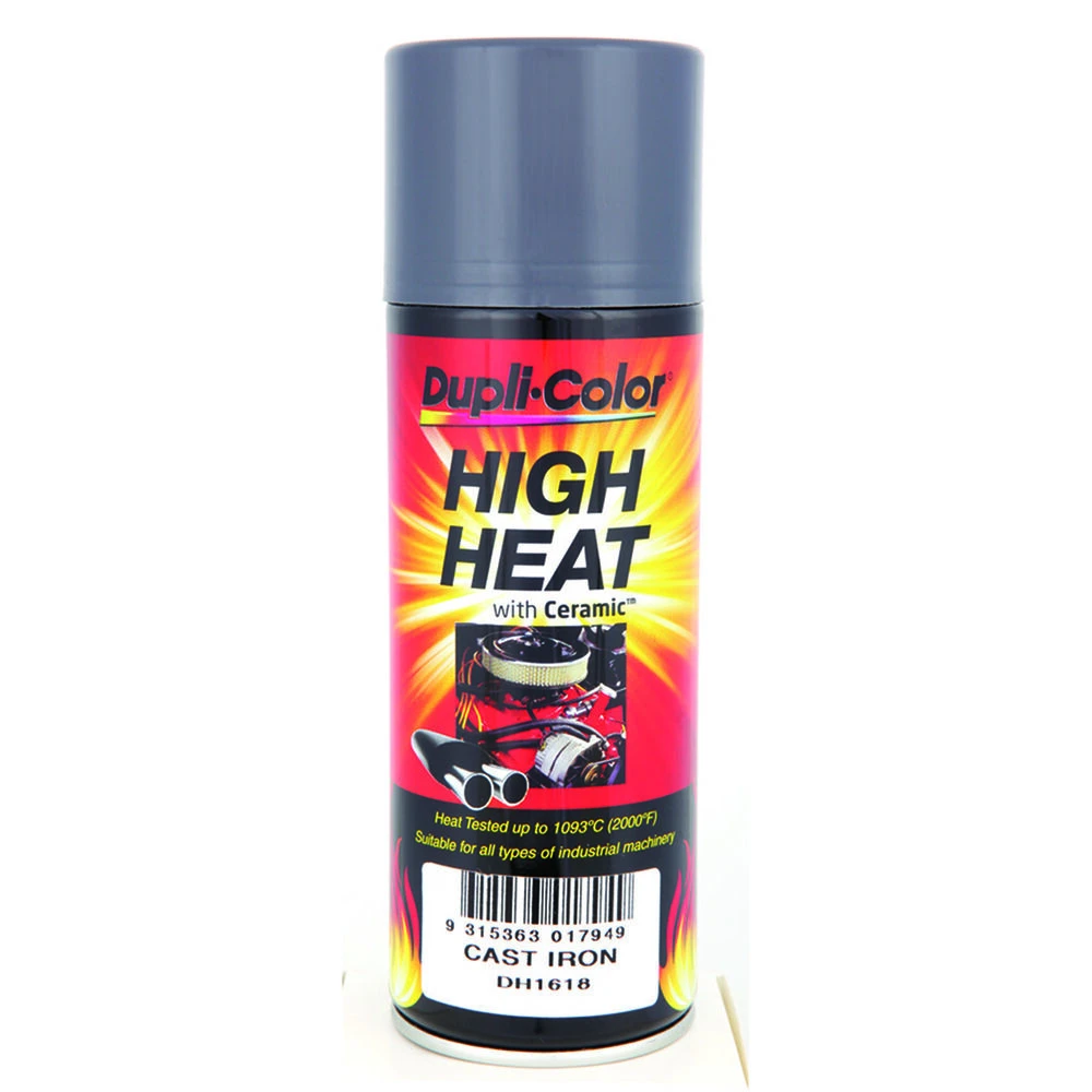 Dupli-Color High Heat Aerosol Paint, Cast Iron - 340g 3 Dupli-Color High Heat Aerosol Paint, Cast Iron - 340g