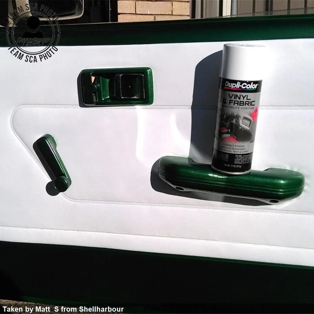 Dupli-Color Vinyl And Fabric Paint Aerosol Paint, White - 311g 4 Dupli-Color Vinyl And Fabric Paint Aerosol Paint, White - 311g - Image 2