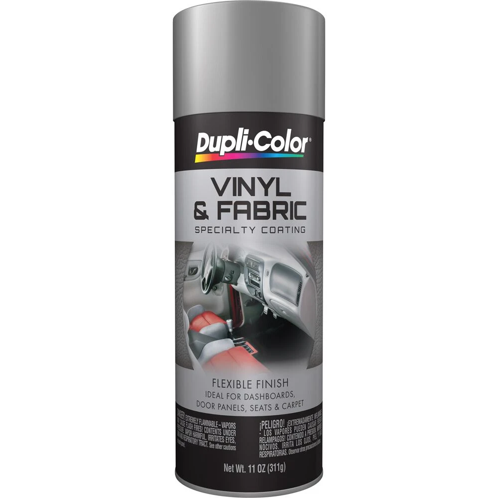 Dupli-Color Vinyl And Fabric Paint Aerosol Paint, Mid Grey - 311g 3 Dupli-Color Vinyl And Fabric Paint Aerosol Paint, Mid Grey - 311g