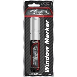 Hot Stuff Window Marker - White