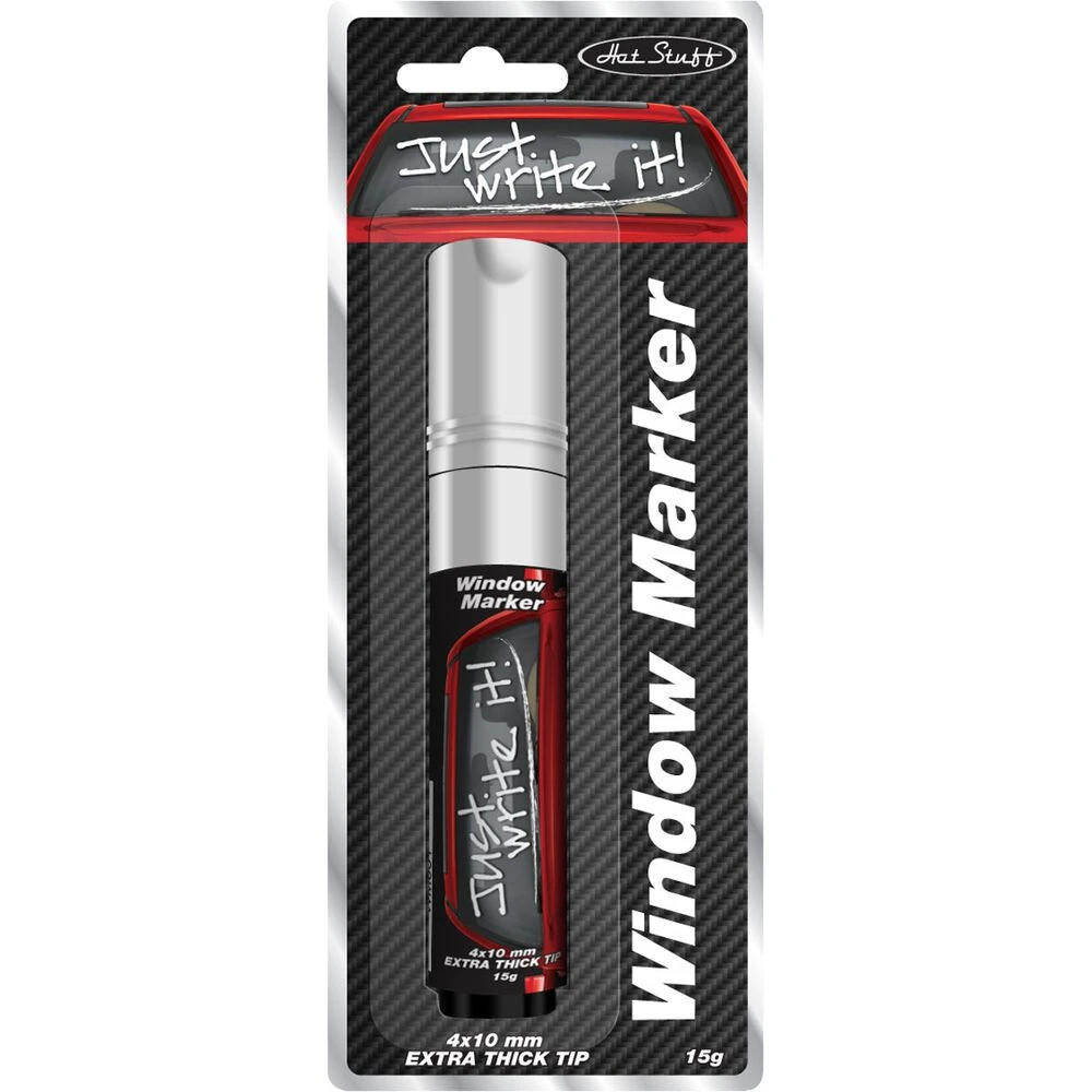 Hot Stuff Window Marker - White 3 Hot Stuff Window Marker - White