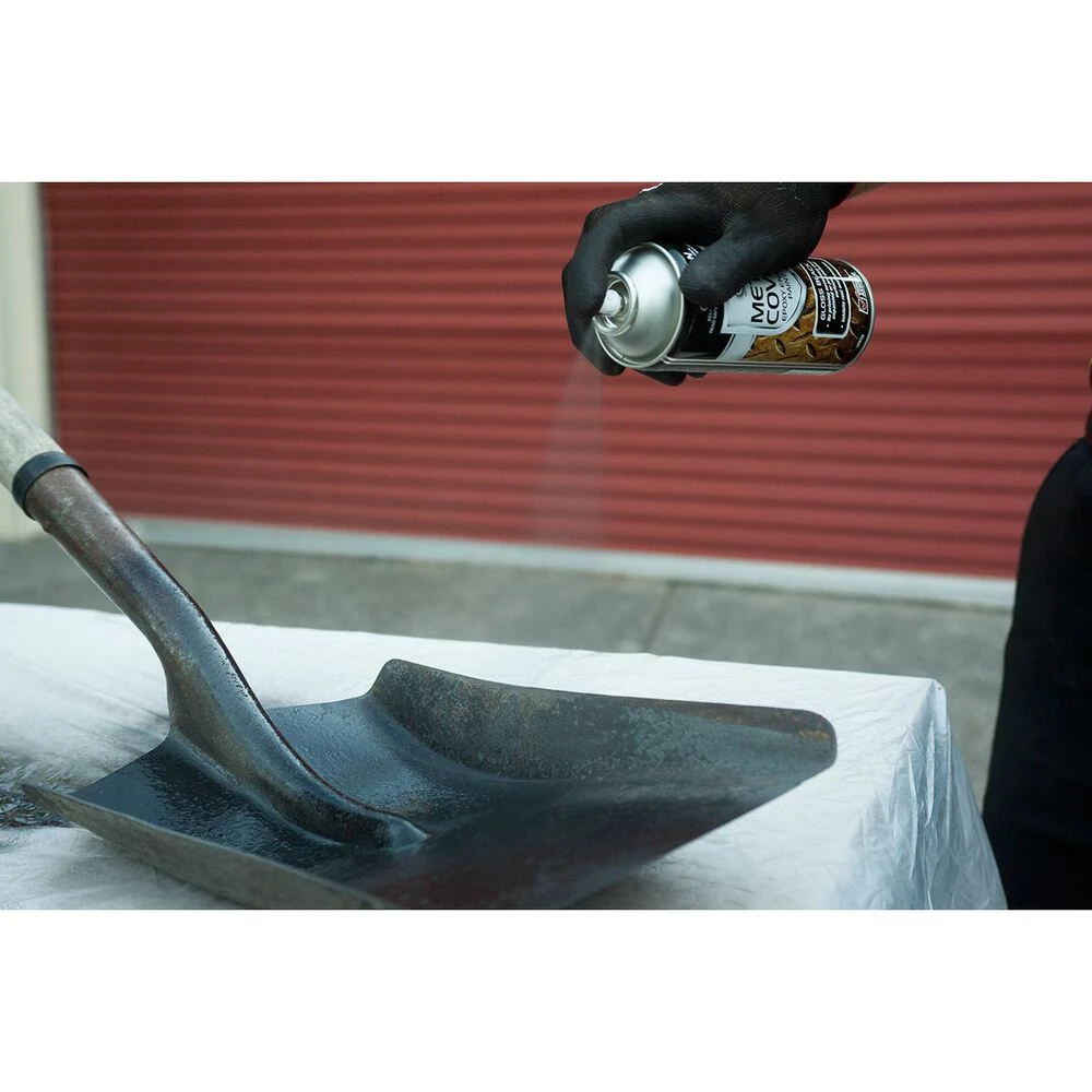 SCA Metal Cover Enamel Rust Paint, Gloss Black - 500mL 8 SCA Metal Cover Enamel Rust Paint, Gloss Black - 500mL - Image 6