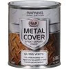 SCA Metal Cover Enamel Rust Paint Gloss White - 500mL