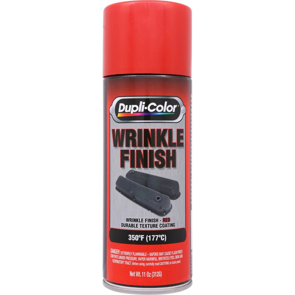 Dupli-Color Wrinkle Aerosol Paint - Wrinkle Finish, Red - 312g 3 Dupli-Color Wrinkle Aerosol Paint - Wrinkle Finish, Red - 312g