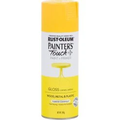 Rust-Oleum Rustoleum Aerosol Paint - Painters Touch Plus, Canary Yellow