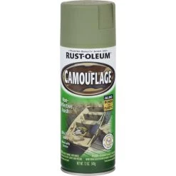 Rust-Oleum Camo Aerosol Paint Army Green, 340g