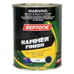 Septone®Hammer Finish, Black - 1 Litre