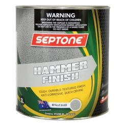 Septone®Hammer Finish, Silver - 2 Litre