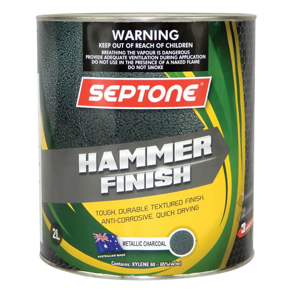 Septone®Hammer Finish, Charcoal - 2 Litre 3 Septone®Hammer Finish, Charcoal - 2 Litre
