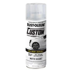 Rust-Oleum Aerosol Paint Custom Lacquer, Matte Clear - 311g