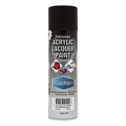 Balchan Acrylic Paint Satin Black 400g